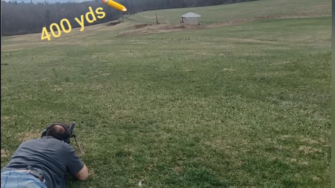 7.62x39 at 400 yds with ACSS Red Dot 6x mag on AR-47