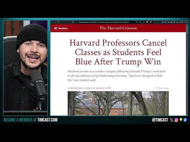 Woke Universities CANCEL Class As Liberals SUFFERING Over Trump Win, Unhinged Women SCREAM Over Loss