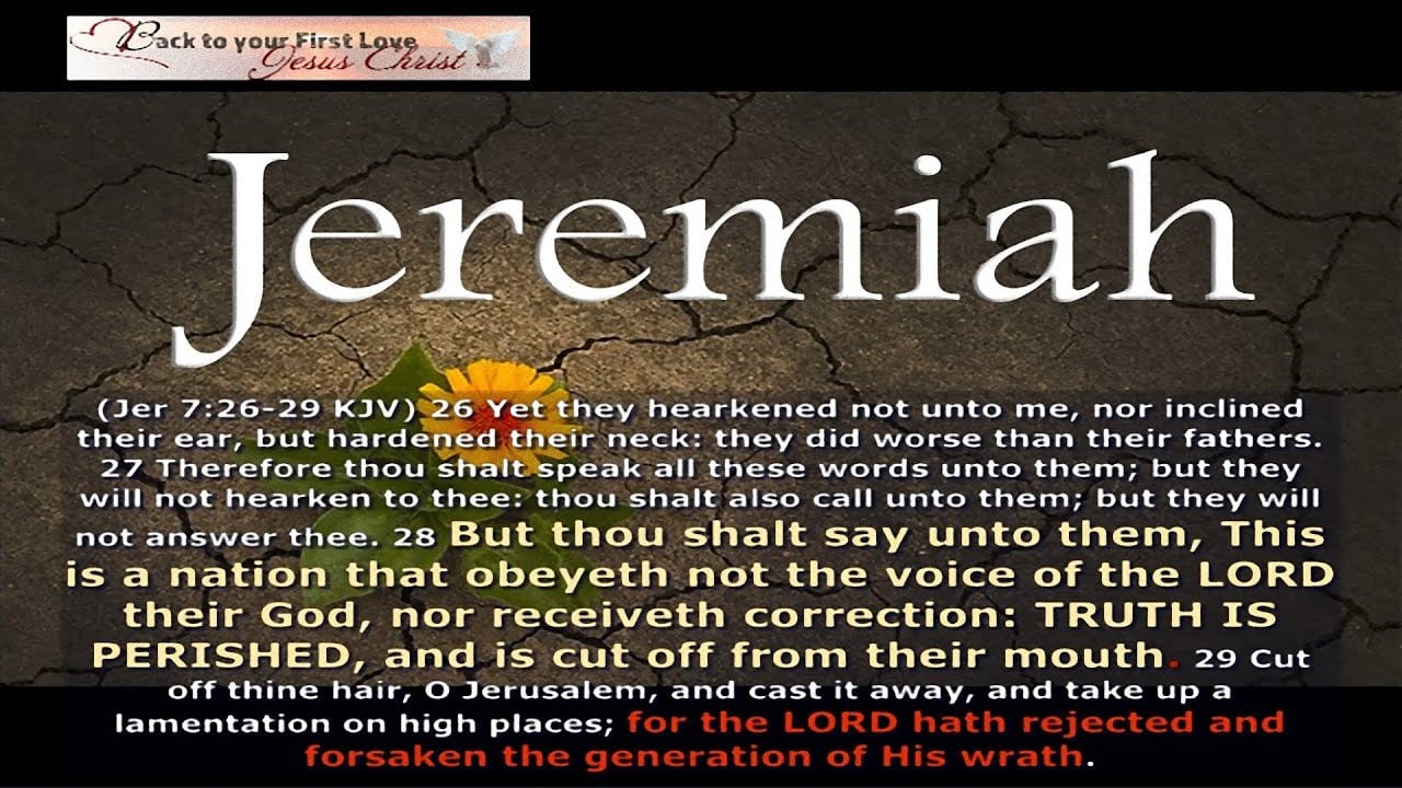 GENERATION OF HIS WRATH -They Trust In Lying Words! Bewitched! Jer 7