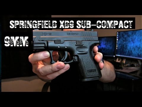 Springfield XD9 Sub Compact 9mm