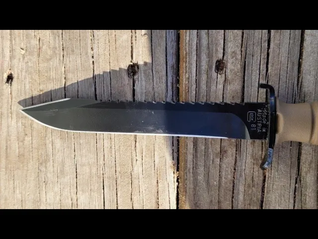 Sharpening Glock 81 Field Knife