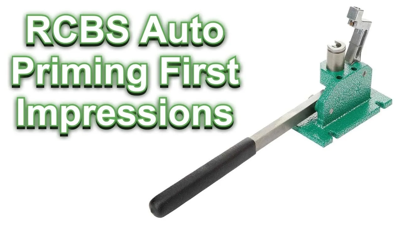 RCBS 9460 Automatic Bench Priming Tool - First Impressions