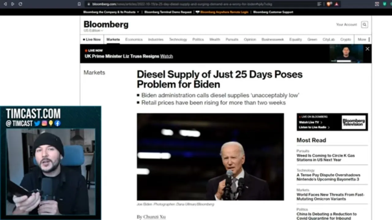 Democrats PANIC As US RUNNIG OUT OF DIESEL, Gas Prices Skyrocket RIGHT Before Midterms Sinking Dems