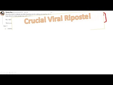 Key Viral Update Oct 30th - Blood on Cowardly Hands! A Riposte...