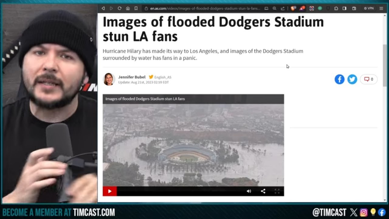Dodgers Stadium Hit By FLOODING, Christians Claim DIVINE WRATH Over Drag Nuns As Hillary SLAMS LA