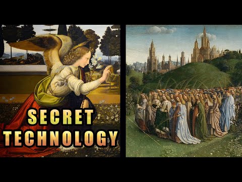 Leonardo Da Vinci used SECRET TECH to create paintings 🌙