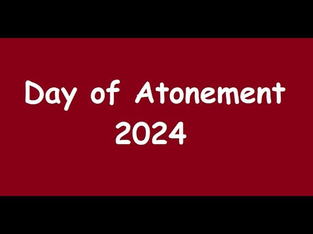 Day of Atonement 2024