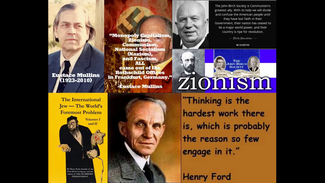Eustace Mullins - Henry Ford & The John Birch Society