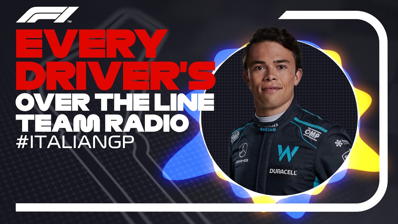 Every Driver's Radio at the End of Their Race | 2022 Italian Grand Prix