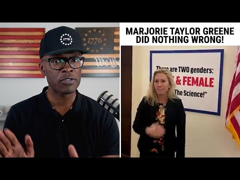 Marjorie Taylor Greene ATTACKED By Media For "Two Genders" Sign