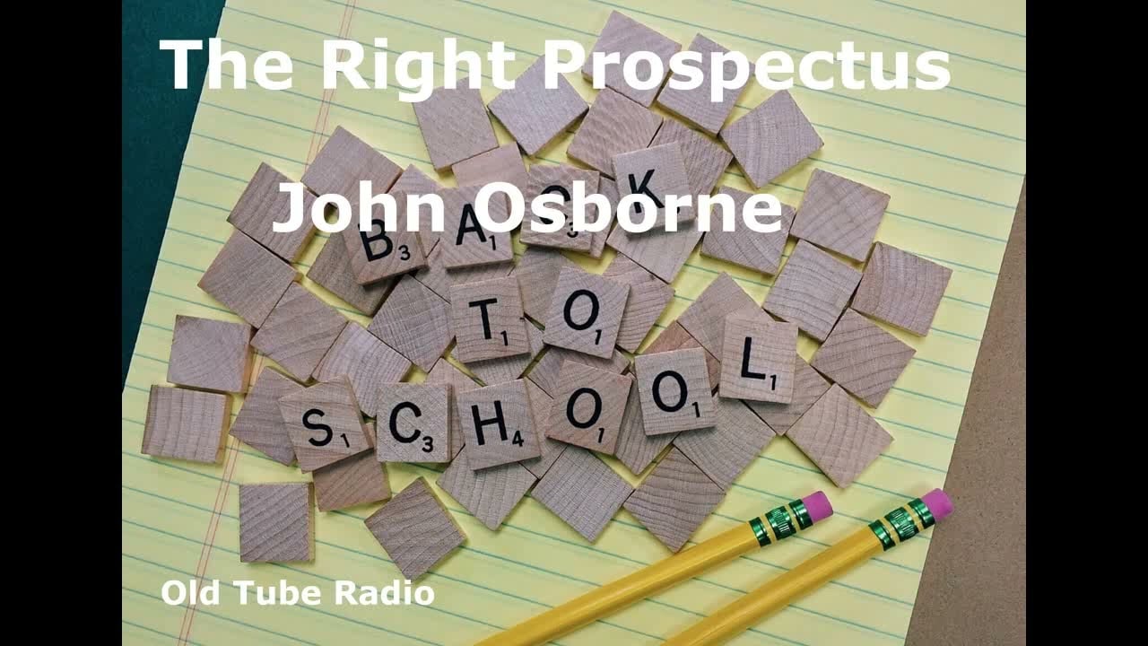 The Right Prospectus By John Osborne