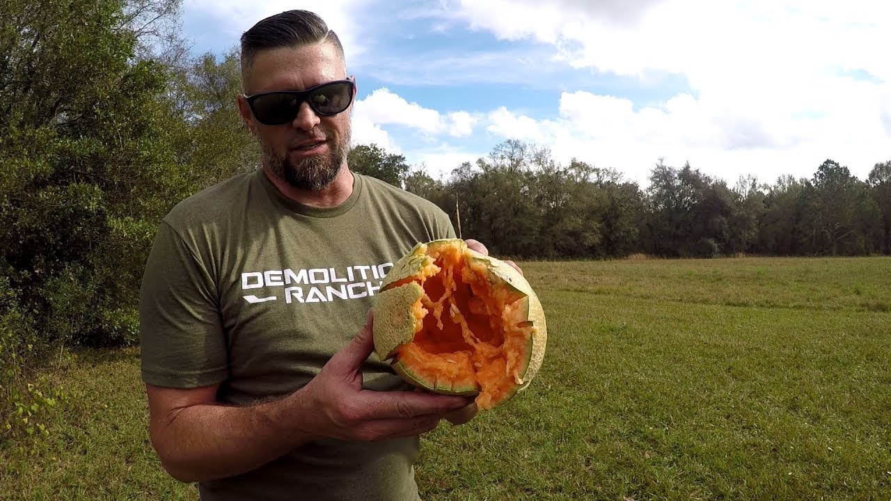 Ever Wonder what a Hollow Point will do to a Melon? Baby Eagle and The AR-15 vs Melons