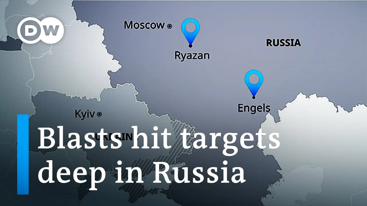 Explosions hit military bases deep within Russian territory | DW News