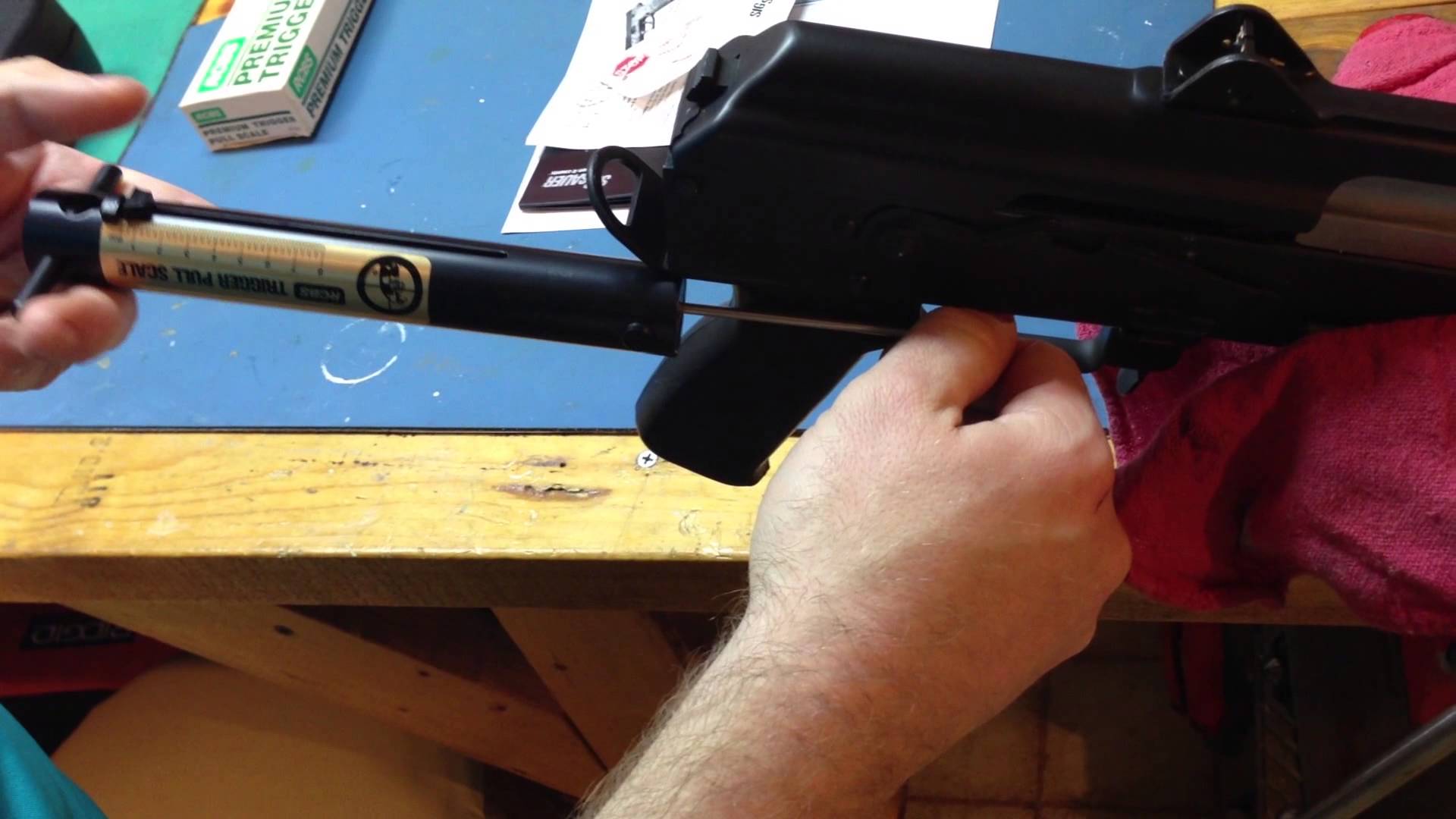 Zastava M92 PAP Pistol Trigger Pull Weight Test