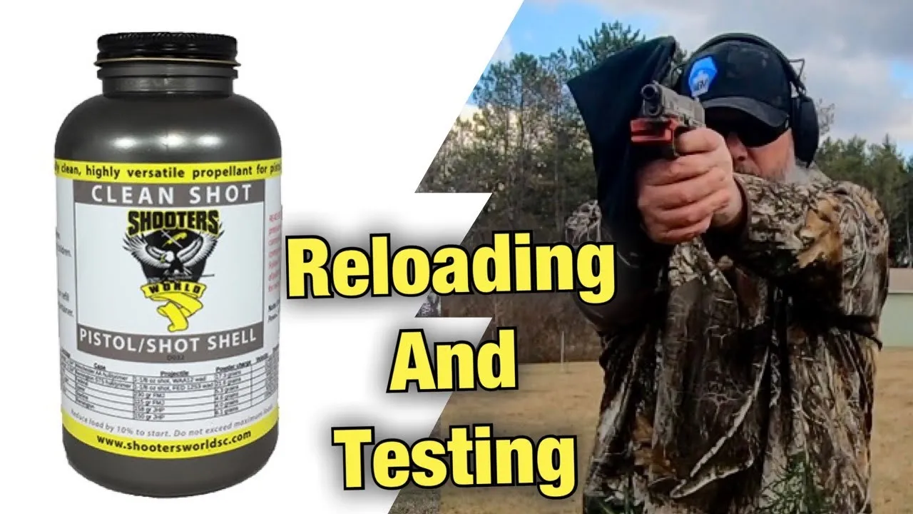 Trying Out Shooter World Clean Shot for the First Time - Reloading & Shooting Ladder Test
