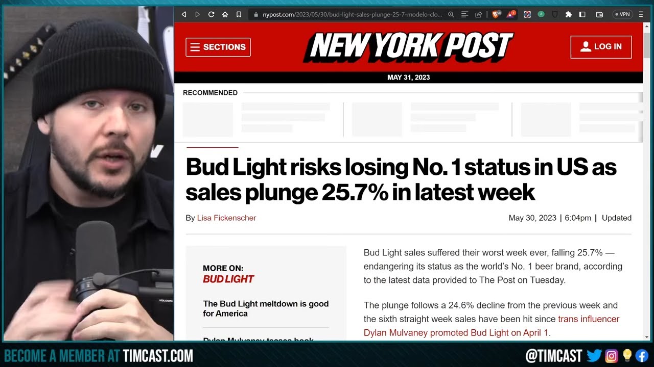 Bud Light IS NO LONGER NUMBER ONE, Beer OFFICIALLY FALLS As Brand DESTROYED By Wokeness