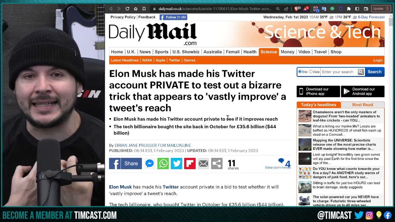 Elon Musk LOCKS Twitter Account, Twitter IMPLODING As Engagement COLLAPSES And Users Lock EN MASSE