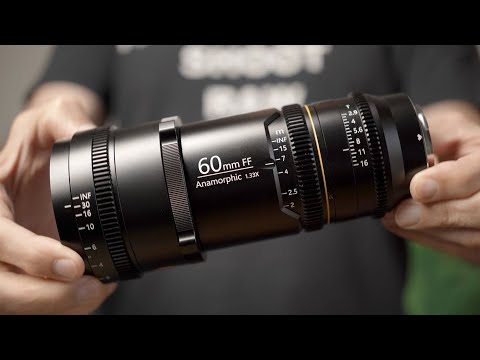 Great Joy 60mm T2.9 Anamorphic Lens +  Anamorphic 1.35x Adapter  For Cinematography