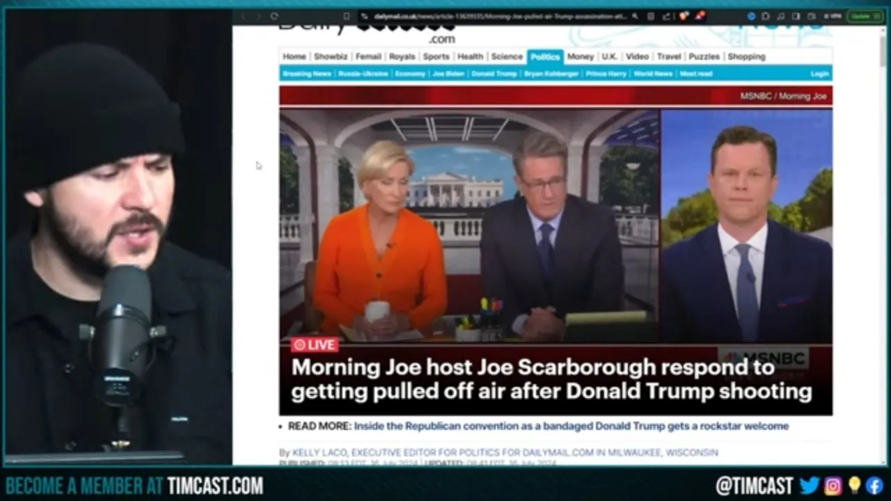 MSNBC PULLED Morning Joe, Liberals FURIOUS They Can't Advocate For Trump Assassination Anymore