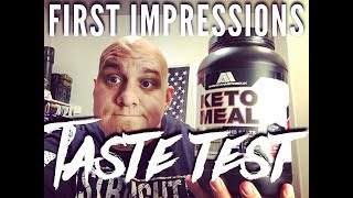 American Metabolix KETO MEAL taste test first impressions