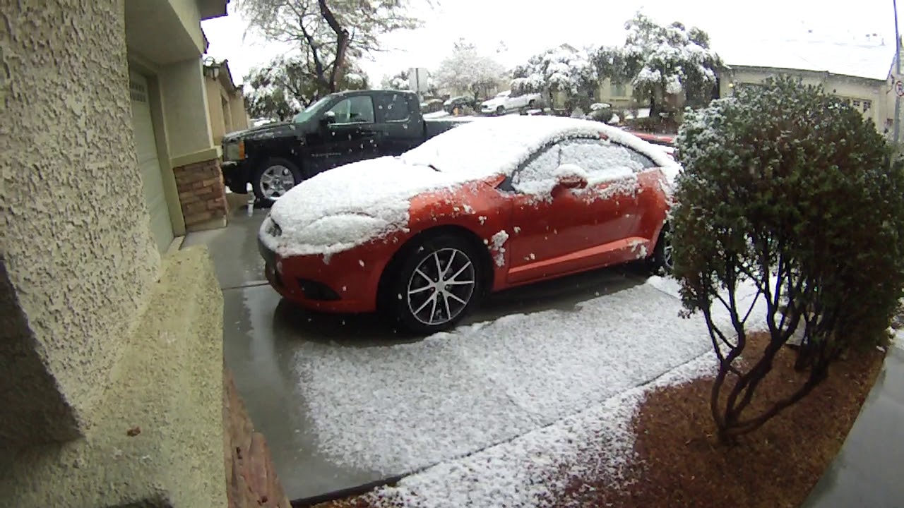 Las Vegas Snowing Today! 2-21-2019