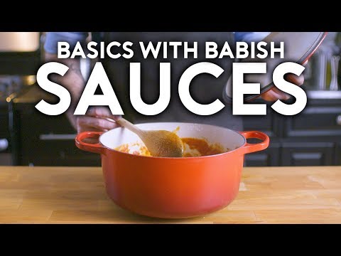 How to make sauces.