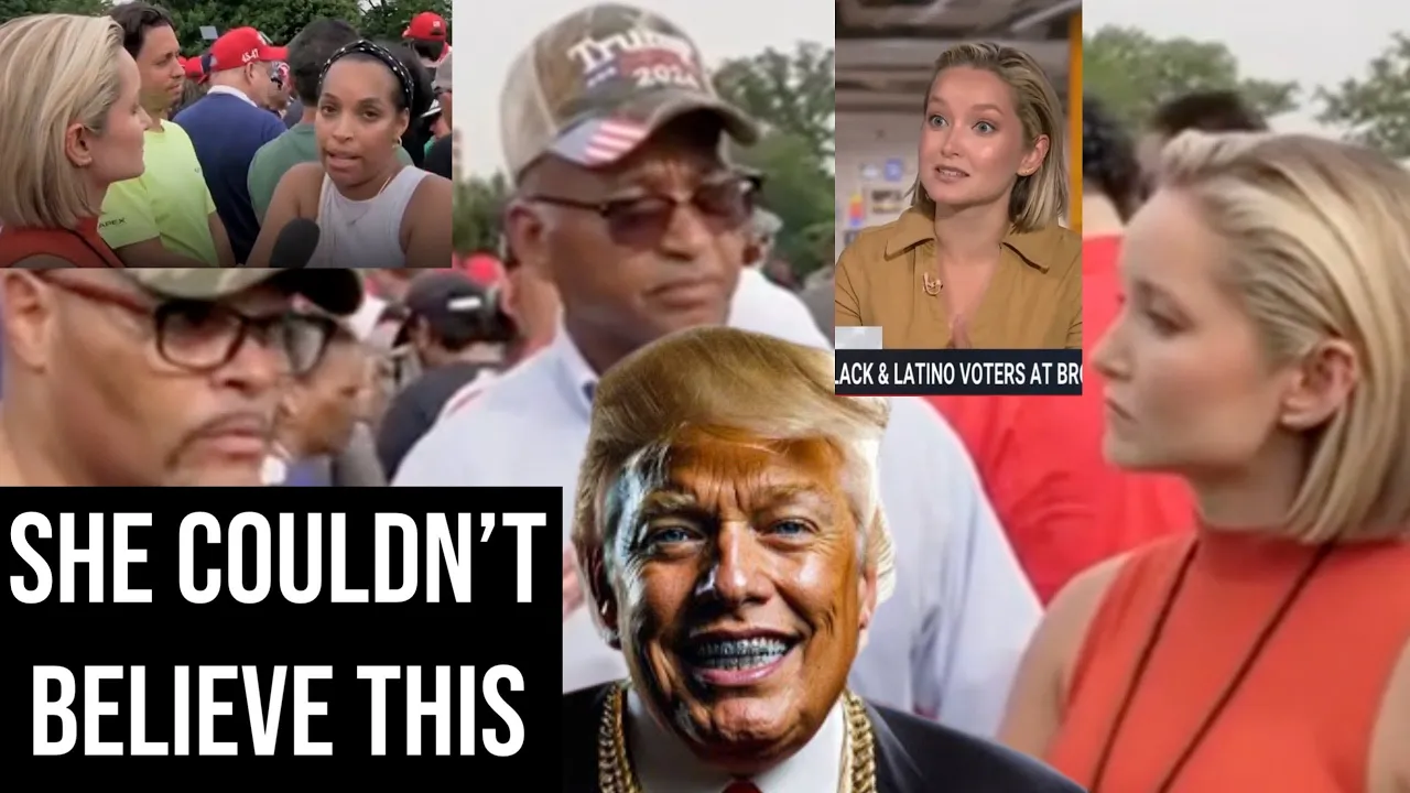 MSNBC Reporter SHOCKED After Black Trump Supporters REJECT Her RACISM PROPAGANDA Against Trump!
