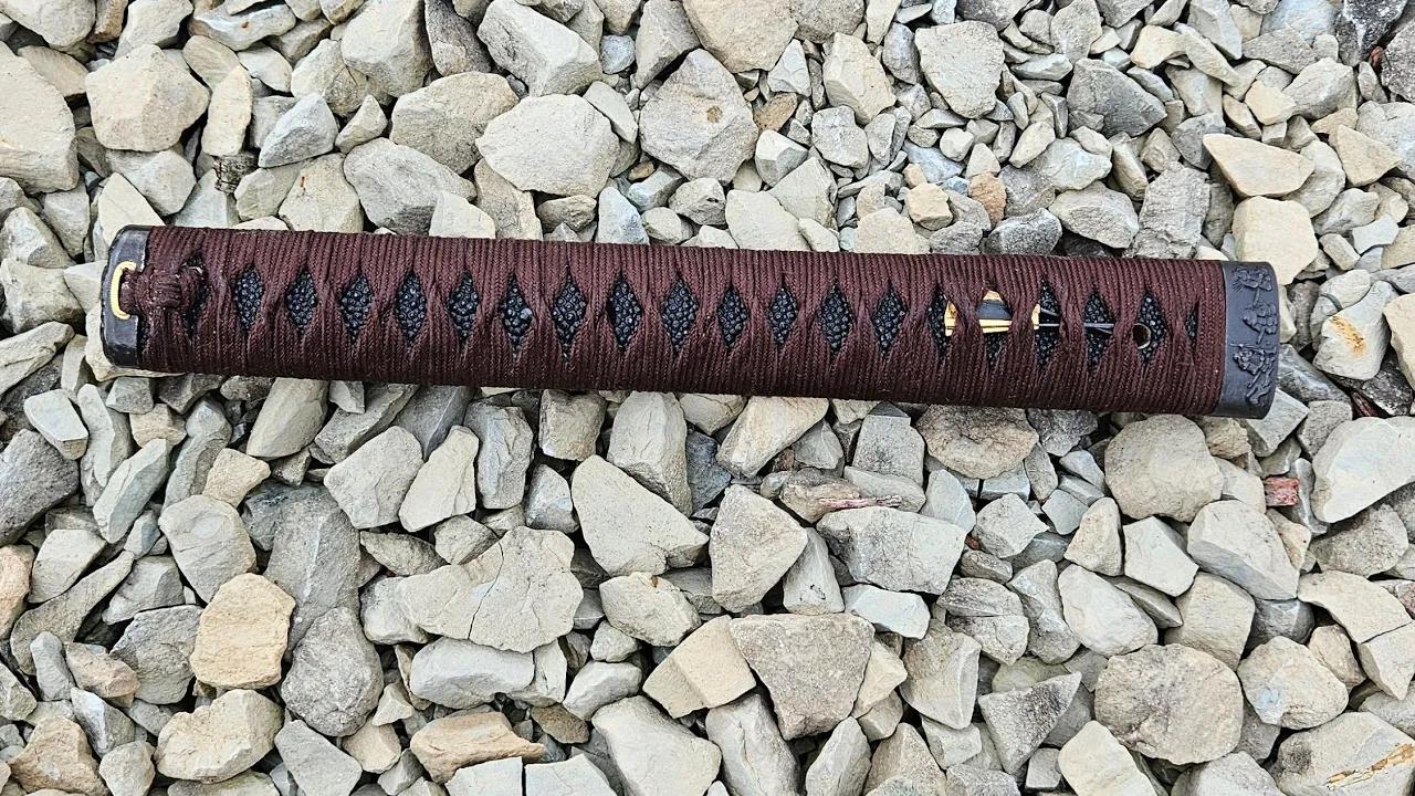 New Brown Silk Handle Wrap For A Customer