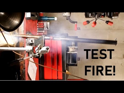 Homemade AA12 First Test Fire!