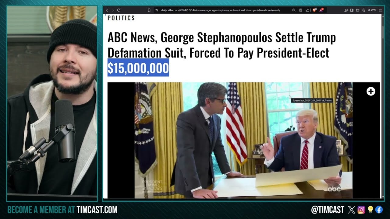 TRUMP WINS MASSIVE $15 Million Settlement, ABC News Staff FURIOUS, Trump Forces ABC To BOW To Him