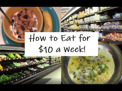 How to Eat for $10 a Week: Emergency Extreme Budget Grocery Haul