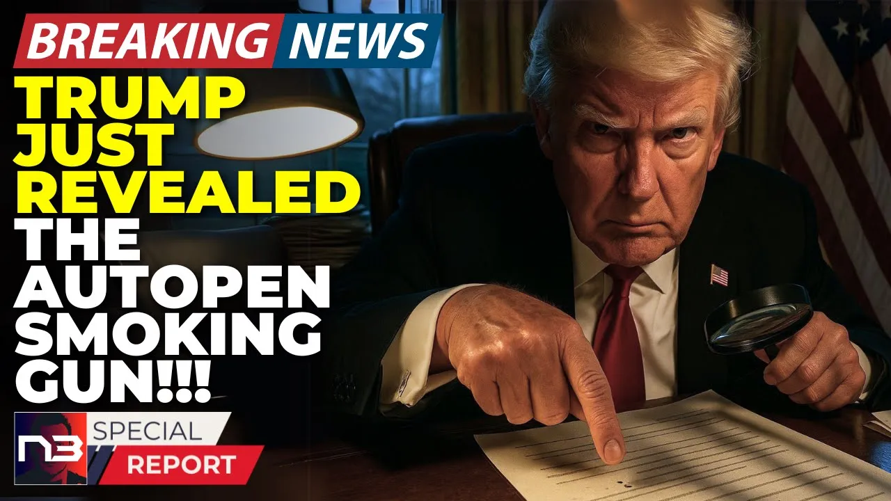 🚨BREAKING: The Two Tiny AUTOPEN Holes Trump Found Just Destroyed Biden's Entire Legacy & Exposed All