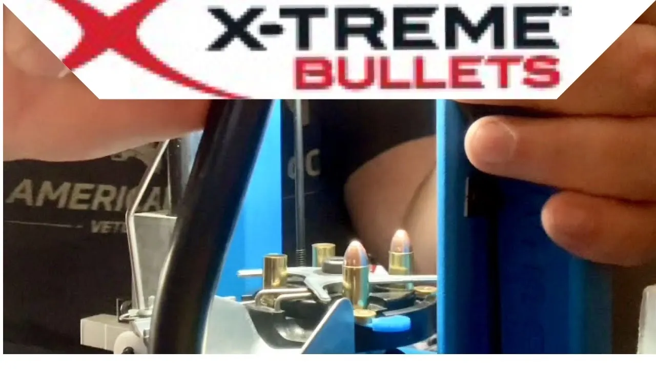 Reloading X-Treme Bullets 124gr 9mm On The Dillon RL 550 C
