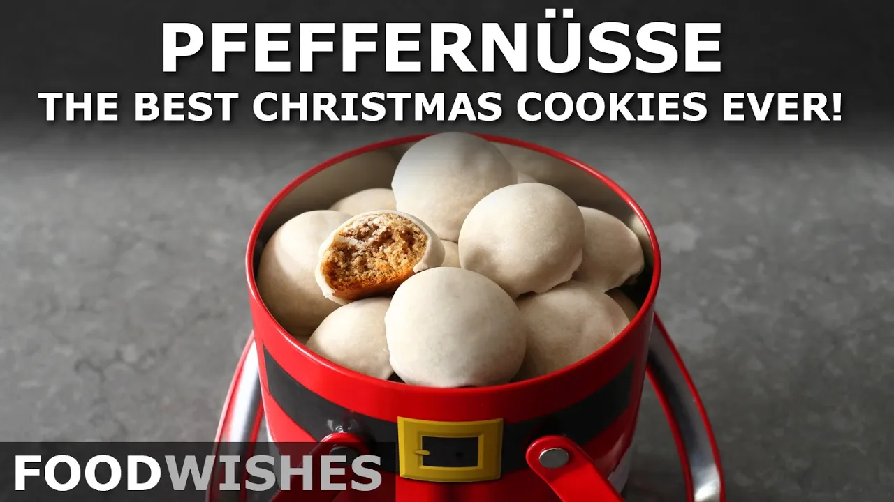 Pfeffernüsse - German Spice Christmas Cookies | Food Wishes