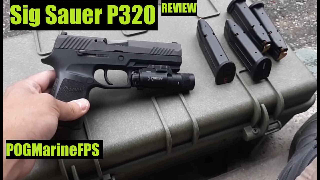 Sig P320 Table Top Review 9mm Handgun