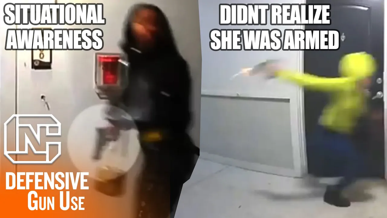 Caught On Video Armed Atlanta Woman Shoots At Criminals Ambushing Her At Her Apartment
