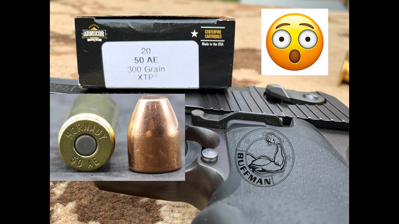 .50AE (Action Express), 300gr JHP XP, Armscor, Velocity Test