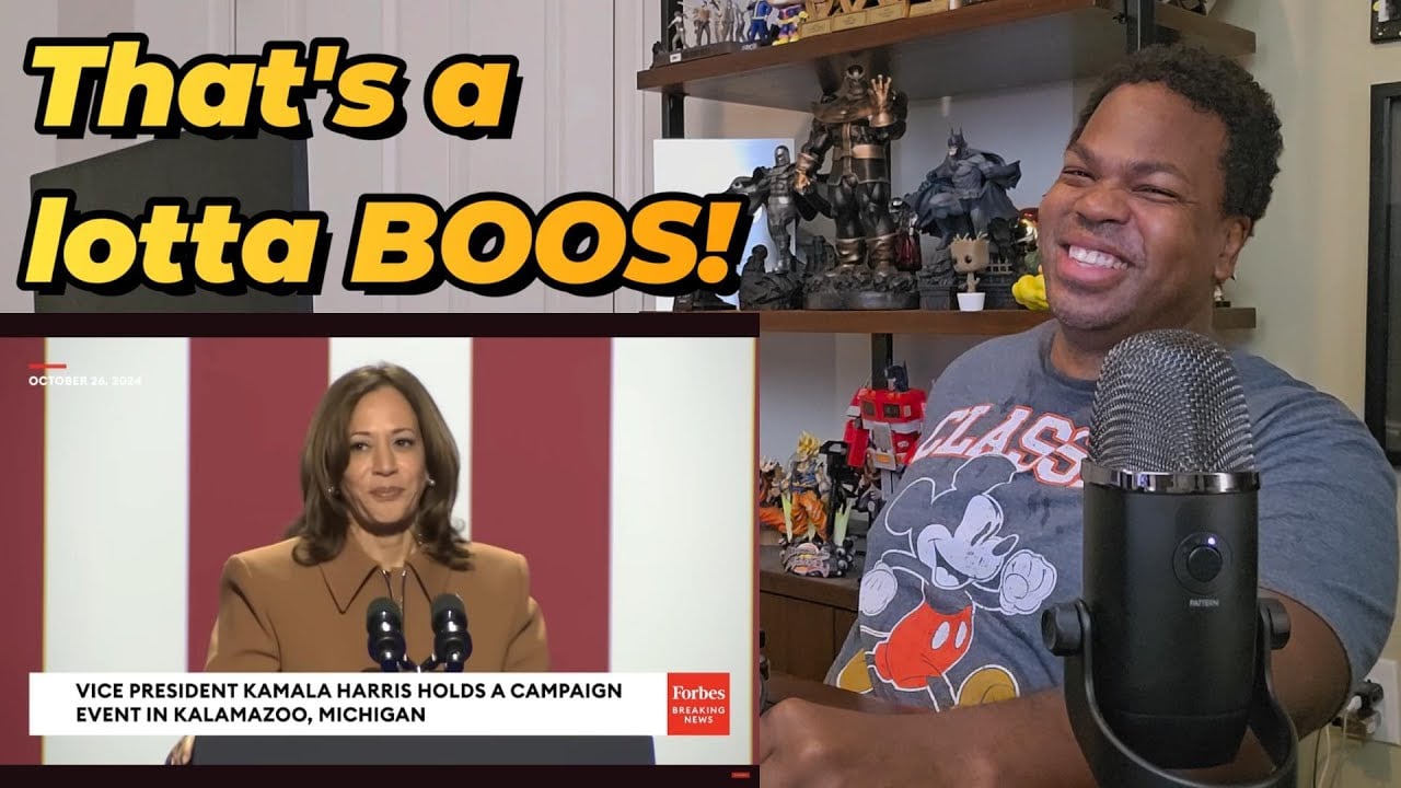 Kamala Harris Gets Booed AGAIN In Michigan - Reaction!