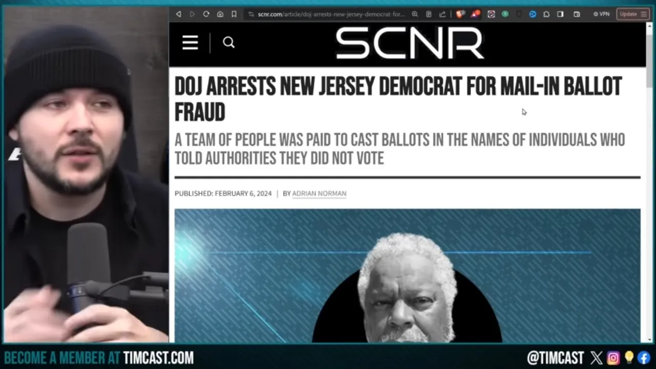 Democrat ARRESTED For Mail In Voter Fraud, 2024 Election AT RISK Over Mail In Voter Fraud