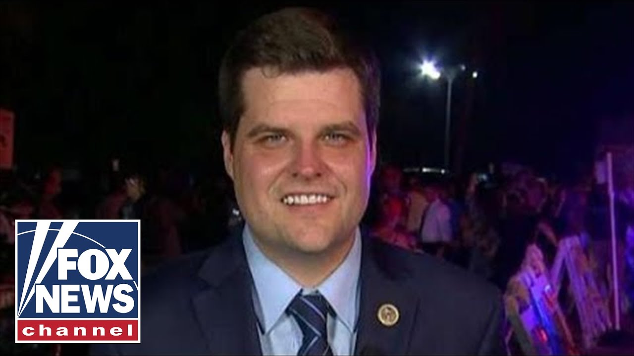 Gaetz sounds off outside Broward County elections office