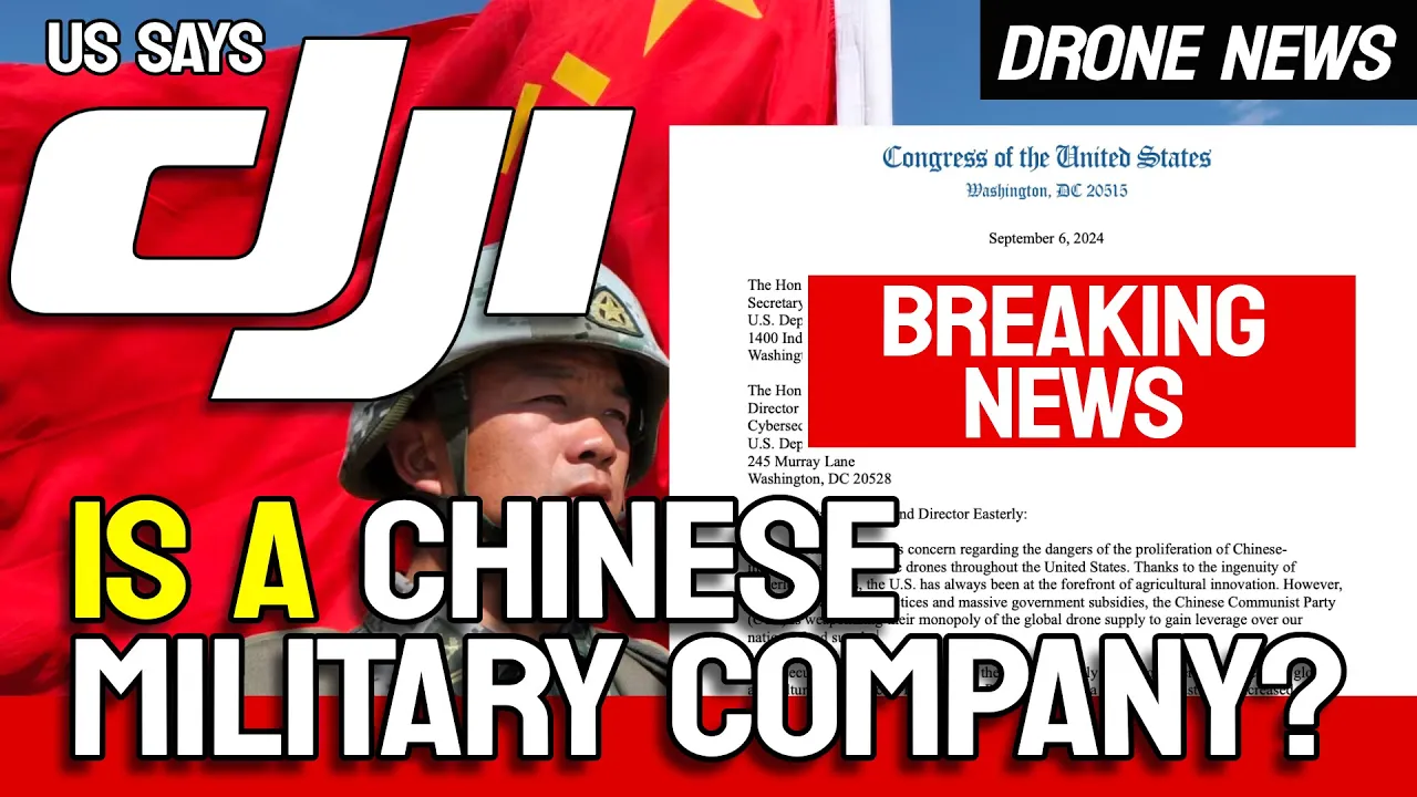 US Gov says DJI is a Chinese Military Company!!!