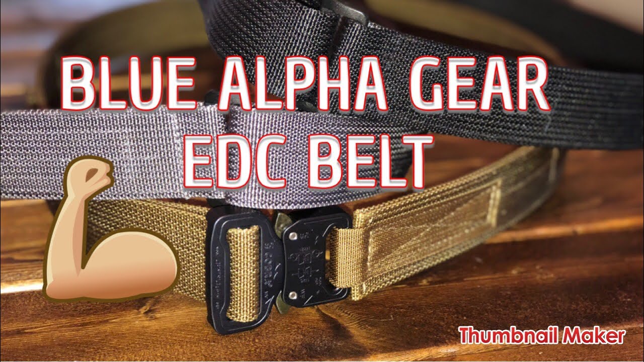 BLUE ALPHA GEAR : Is it the Best EDC Belt Ever?