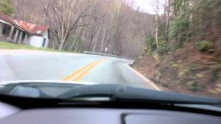 Driving Up Spruce Pine Mountain. North Carolina Dashcam