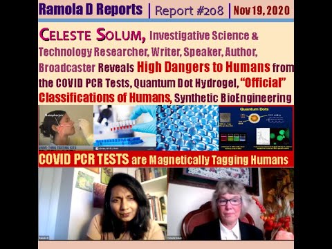 Breaking News: Celeste Solum on HIgh Dangers to Humans from COVID PCR Tests & Hydrogel