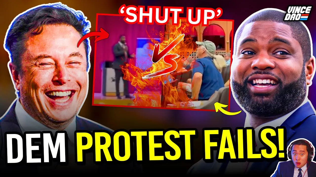 Anti-Elon Protest HILARIOUSLY BACKFIRES as Byron Donalds SMACKS DOWN Townhall Protestors