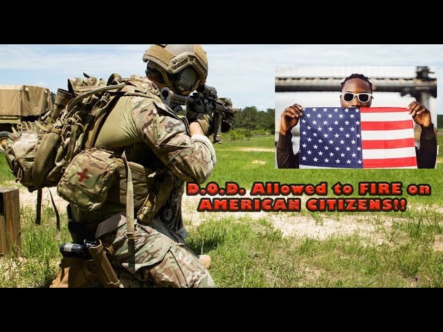 Dept. Of Defense New Directive allows Lethal Force Against AMERICAN Citizens!! #Civilwar2024