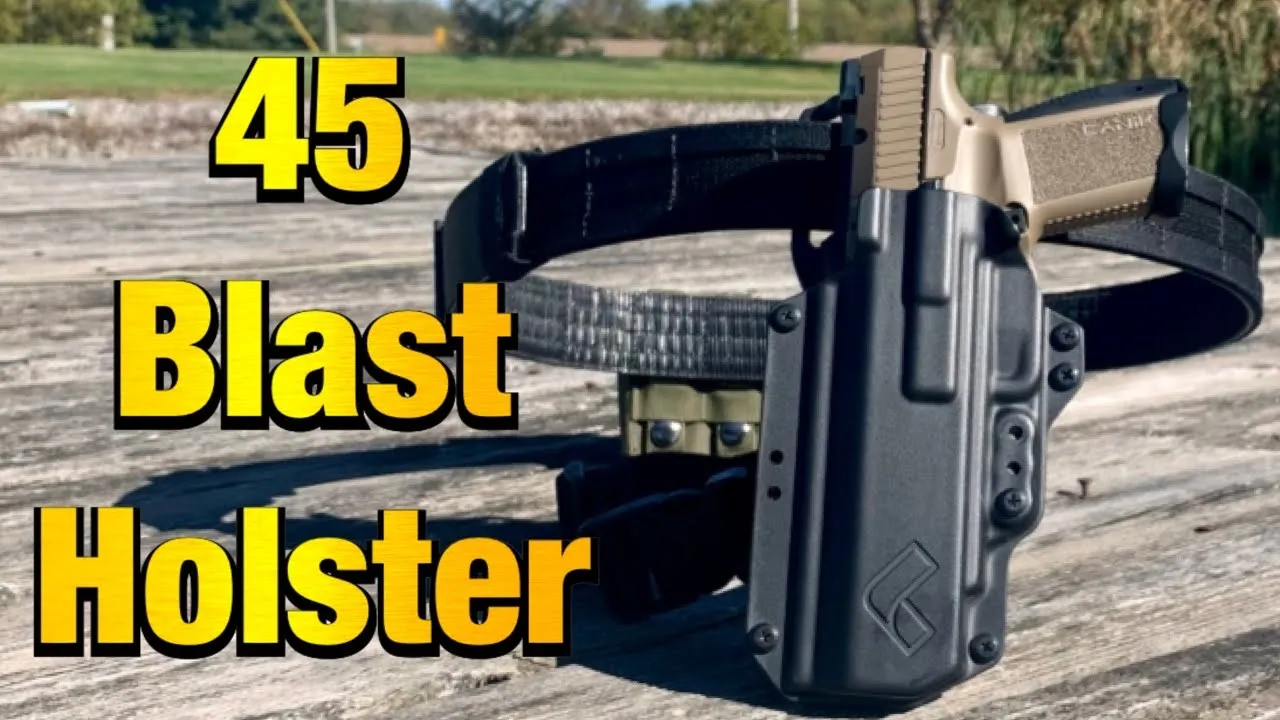 45 Blast Holster For The Canik TP9 Elite Combat With 45 Blast Compensator