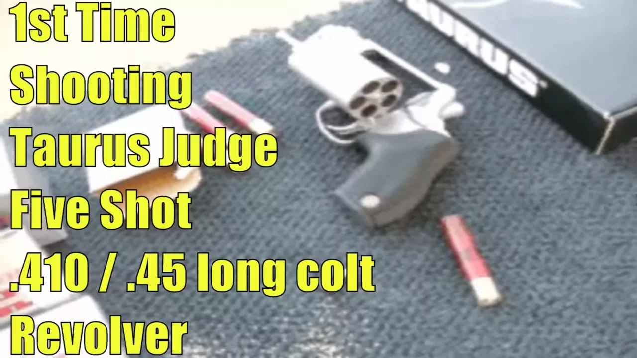 Shooting a Public Defender - Taurus Judge, five shot, .410 / .45 long colt revolver