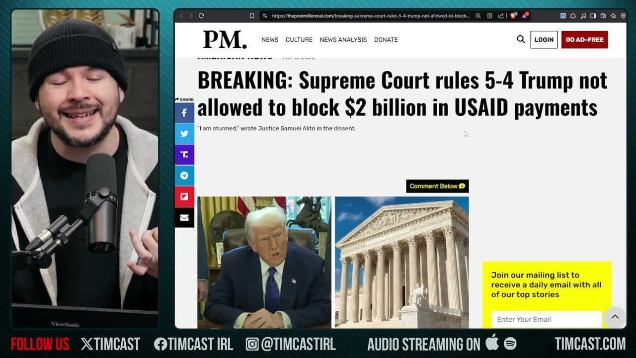 SCOTUS Rules Trump MUST Pay $2B In USAID Payments, They Are STEALING From Taxpayers