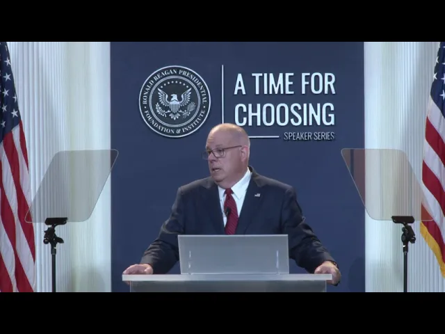 Governor Hogan Delivers "A Better Path Forward" Speech At The Ronald Reagan Foundation and Institute